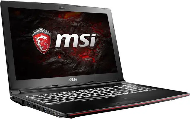 Alt view image 3 of 15 - MSI GP Series - 15.6" GeForce GTX 1060 - Intel Core i7-7700HQ - 16GB Memory - 128 GB SSD - Windows 10 Home 64-Bit - Gaming Laptop - (GP62MVR Leopard Pro-450 )