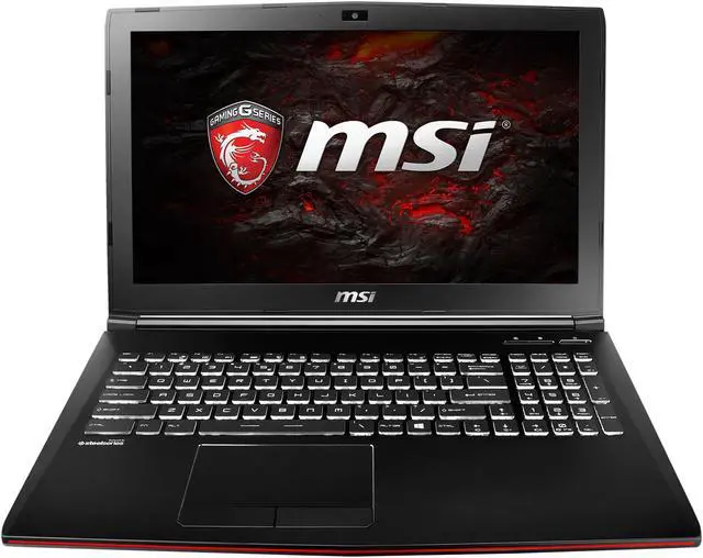 Alt view image 5 of 15 - MSI GP Series - 15.6" GeForce GTX 1060 - Intel Core i7-7700HQ - 16GB Memory - 128 GB SSD - Windows 10 Home 64-Bit - Gaming Laptop - (GP62MVR Leopard Pro-450 )