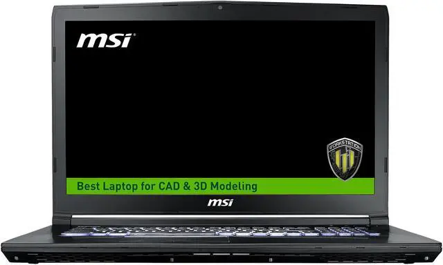 Alt view image 2 of 7 - MSI WE Series Mobile Workstation Intel Core i7-7700HQ 32GB Memory 512 GB SSD NVIDIA Quadro M2200 17.3" Non-Touch Screen Windows 10 Pro 64-Bit WE72 7RJ-1032US