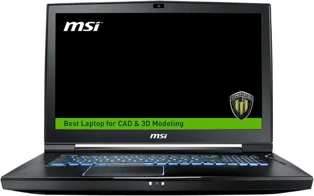 Alt view image 2 of 13 - MSI WT Series Mobile Workstation Intel Core i7-7820HK 64GB Memory 1TB HDD 512GB SSD NVIDIA Quadro P5000 17.3" Non-Touch Screen Windows 10 Pro 64-Bit WT73VR 7RM-648US