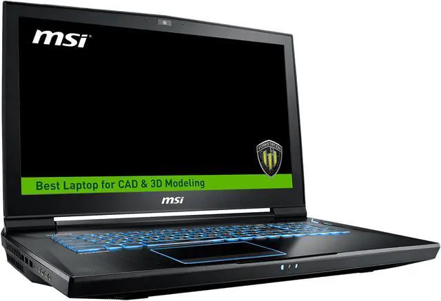 Alt view image 3 of 13 - MSI WT Series Mobile Workstation Intel Core i7-7820HK 64GB Memory 1TB HDD 512GB SSD NVIDIA Quadro P5000 17.3" Non-Touch Screen Windows 10 Pro 64-Bit WT73VR 7RM-648US