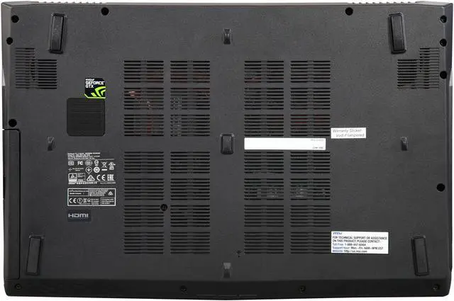 Alt view image 8 of 8 - MSI GE Series - 15.6" GeForce GTX 1060 - Intel Core i7-6700HQ - 16GB Memory - 256 GB SSD - Windows 10 Home 64-Bit - Gaming Laptop - IPS (GE62VR Apache Pro-086 )