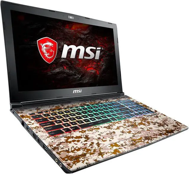 Alt view image 7 of 16 - MSI GE62VR APACHE CAMO-644 15.6" IPS Intel Core i7 7th Gen 7700HQ (2.80 GHz) NVIDIA GeForce GTX 1060 VR Ready 16 GB Memory 256 GB SSD 1 TB HDD Windows 10 Home 64-Bit Gaming Laptop