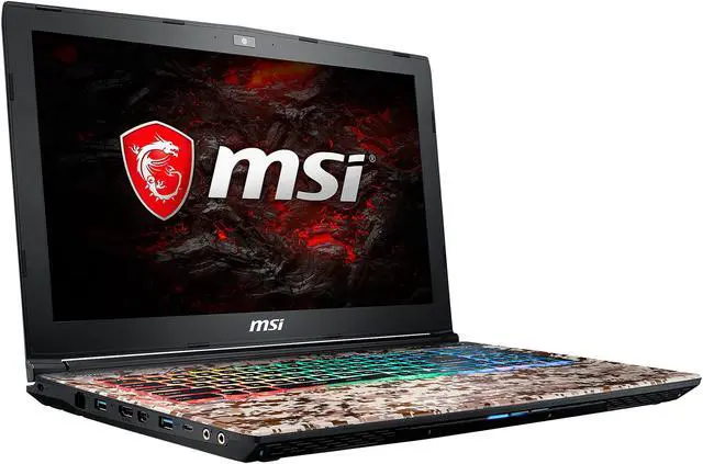 Alt view image 4 of 16 - MSI GE62VR APACHE CAMO-644 15.6" IPS Intel Core i7 7th Gen 7700HQ (2.80 GHz) NVIDIA GeForce GTX 1060 VR Ready 16 GB Memory 256 GB SSD 1 TB HDD Windows 10 Home 64-Bit Gaming Laptop