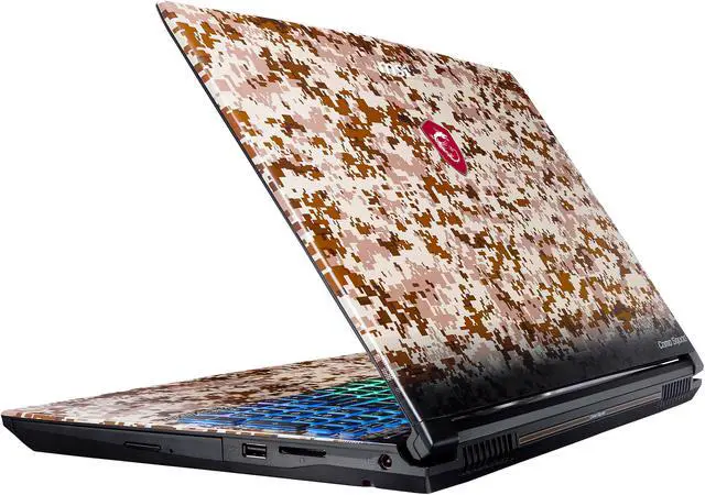 Alt view image 13 of 16 - MSI GE62VR APACHE CAMO-644 15.6" IPS Intel Core i7 7th Gen 7700HQ (2.80 GHz) NVIDIA GeForce GTX 1060 VR Ready 16 GB Memory 256 GB SSD 1 TB HDD Windows 10 Home 64-Bit Gaming Laptop