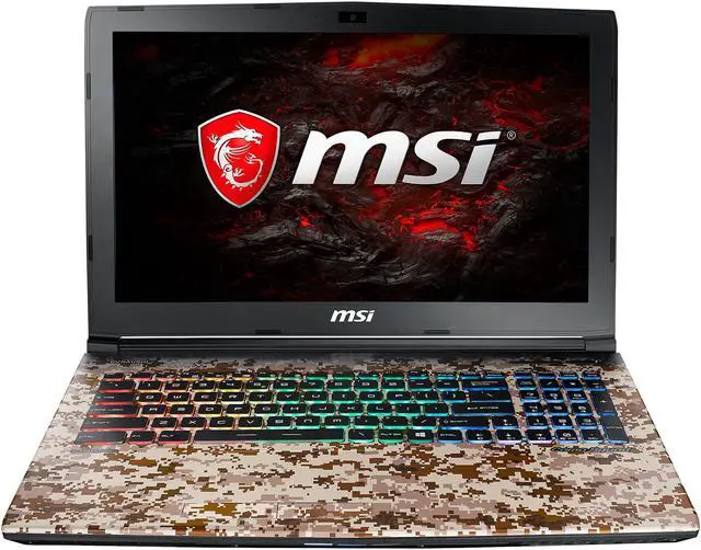Alt view image 6 of 16 - MSI GE62VR APACHE CAMO-644 15.6" IPS Intel Core i7 7th Gen 7700HQ (2.80 GHz) NVIDIA GeForce GTX 1060 VR Ready 16 GB Memory 256 GB SSD 1 TB HDD Windows 10 Home 64-Bit Gaming Laptop