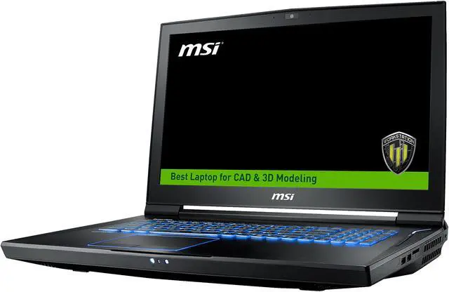 Main image of MSI WT Series Mobile Workstation Intel Xeon E3-1505M v6 64 GB ECC Memory 1TB HDD 512GB SSD NVIDIA Quadro P5000 17.3" 4K / UHD Non-Touch Screen Windows 10 Pro 64-Bit WT73VR 7RM-687US