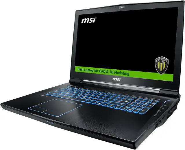 Alt view image 4 of 13 - MSI WT Series Mobile Workstation Intel Xeon E3-1505M v6 64 GB ECC Memory 1TB HDD 512GB SSD NVIDIA Quadro P5000 17.3" 4K / UHD Non-Touch Screen Windows 10 Pro 64-Bit WT73VR 7RM-687US