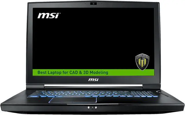 Alt view image 2 of 13 - MSI WT Series Mobile Workstation Intel Xeon E3-1505M v6 64 GB ECC Memory 1TB HDD 512GB SSD NVIDIA Quadro P5000 17.3" 4K / UHD Non-Touch Screen Windows 10 Pro 64-Bit WT73VR 7RM-687US