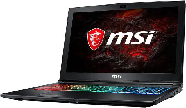 Main image of MSI GP Series GP62MVRX Leopard Pro-661 15.6" Intel Core i7 7th Gen 7700HQ (2.80 GHz) NVIDIA GeForce GTX 1060 VR Ready 16 GB Memory 256 GB SSD 1 TB HDD Windows 10 Home 64-Bit Gaming Laptop