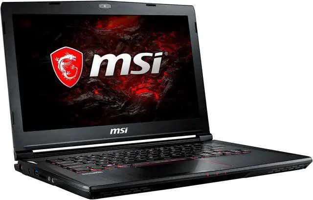 Alt view image 3 of 15 - MSI GS Series GS43VR PHANTOM PRO-210 14.0" IPS Intel Core i7 7th Gen 7700HQ (2.80 GHz) NVIDIA GeForce GTX 1060 VR Ready 32 GB Memory 512 GB M.2 SATA SSD 1 TB HDD Windows 10 Pro 64-Bit Gaming Laptop