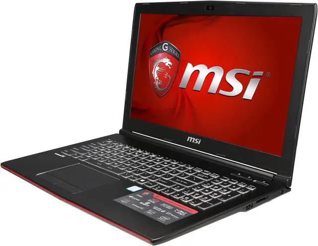 Main image of MSI GP Series - 15.6" GeForce GTX 1060 - Intel Core i7-6700HQ  - 8GB Memory - - Windows 10 Home 64-Bit - Gaming Laptop - (GP62MVR Leopard Pro-248 )