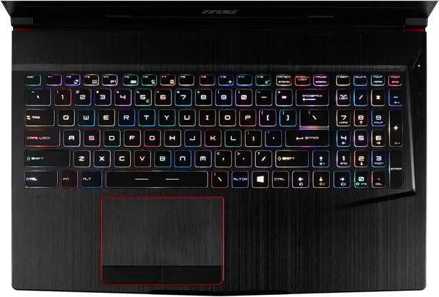 Alt view image 8 of 19 - MSI GE Series GE63VR Raider-002 15.6" 120 Hz Intel Core i7 7th Gen 7700HQ (2.80 GHz) NVIDIA GeForce GTX 1060 VR Ready 32 GB Memory 512 GB M.2 SATA SSD 1 TB HDD Windows 10 Pro 64-Bit Gaming Laptop