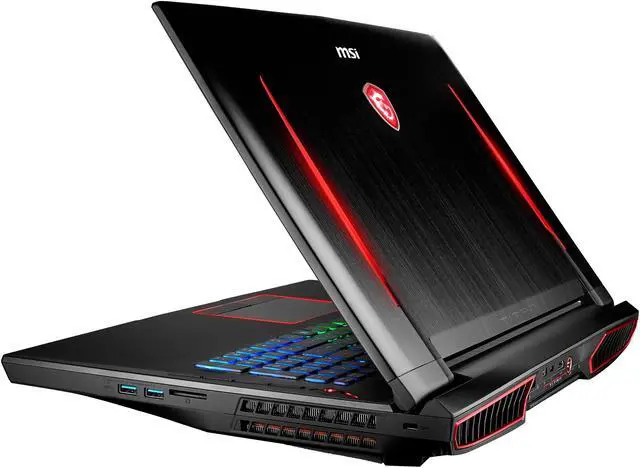 Alt view image 13 of 20 - MSI GT Series - 17.3" 4K / UHD GeForce GTX 1070 - Intel Core i7-7820HK - 16GB Memory - 256 GB M.2 SATA SSD - Windows 10 Home 64-Bit - Gaming Laptop - IPS (GT73VR TITAN 4K-867 )
