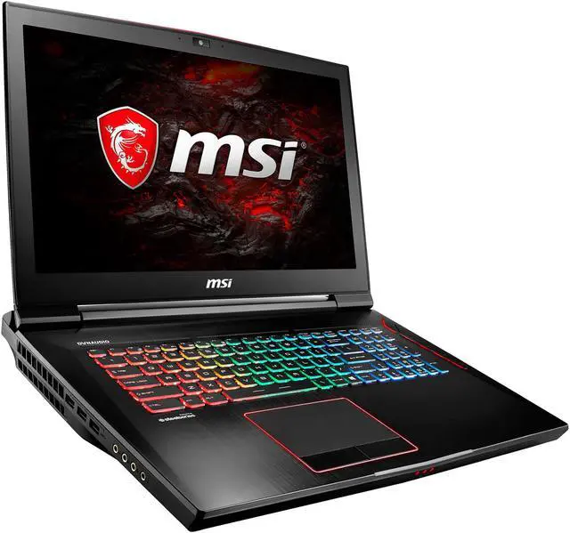 Alt view image 5 of 20 - MSI GT Series - 17.3" 4K / UHD GeForce GTX 1070 - Intel Core i7-7820HK - 16GB Memory - 256 GB M.2 SATA SSD - Windows 10 Home 64-Bit - Gaming Laptop - IPS (GT73VR TITAN 4K-867 )