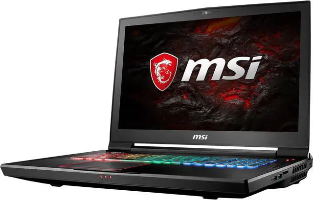Main image of MSI GT Series GT73VR TITAN PRO-NE1080 17.3" 120 Hz Intel Core i7 7th Gen 7700HQ (2.80 GHz) NVIDIA GeForce GTX 1080 16 GB Memory 256 GB M.2 SATA SSD 1 TB HDD Windows 10 Home 64-Bit Gaming Laptop -- ONLY @ NEWEGG