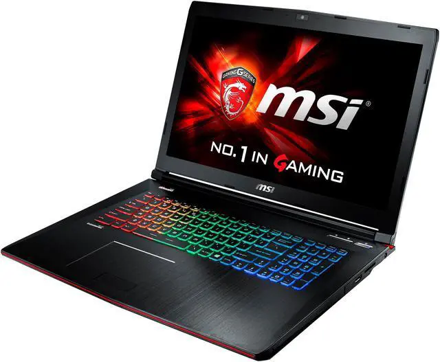 Alt view image 4 of 19 - MSI GE Series GE72VR APACHE PRO-665 17.3" Intel Core i7 7th Gen 7700HQ (2.80 GHz) NVIDIA GeForce GTX 1060 16 GB Memory 1 TB HDD Windows 10 Home 64-Bit Gaming Laptop