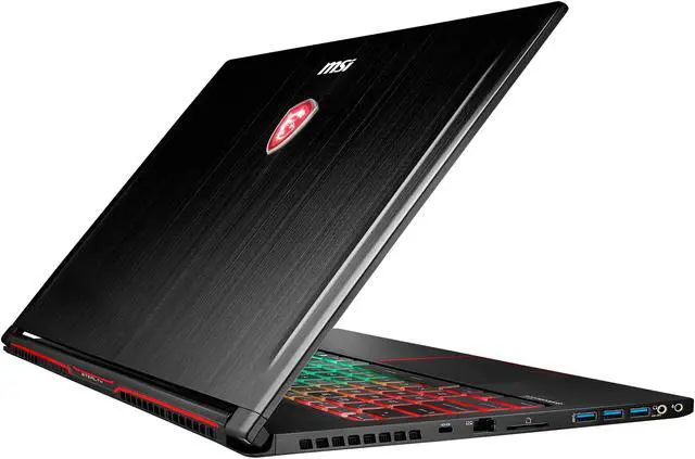 Alt view image 12 of 20 - MSI GS63VR STEALTH PRO 15.6" Ultra thin and light Premium Gaming Laptop GTX 1060  i7-7700HQ 16 GB Memory 128 GB M.2 SATA SSD 1 TB HDD Windows 10 Home 64-Bit Gaming Laptop
