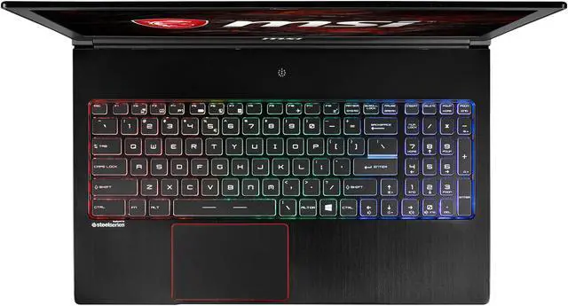 Alt view image 5 of 20 - MSI GS63VR STEALTH PRO 15.6" Ultra thin and light Premium Gaming Laptop GTX 1060  i7-7700HQ 16 GB Memory 128 GB M.2 SATA SSD 1 TB HDD Windows 10 Home 64-Bit Gaming Laptop