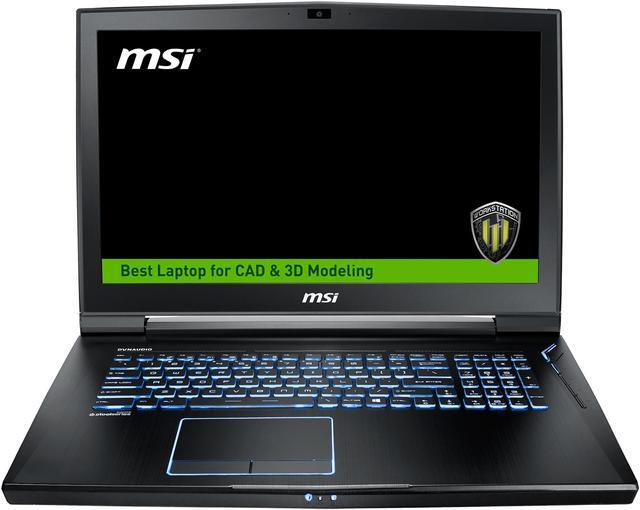 Alt view image 2 of 12 - MSI WT73VR 7RM-1211US Mobile Workstation Intel Core i7 7th Gen 7820HK (2.90 GHz) 64 GB Memory 1 TB HDD 512 GB PCIe SSD NVIDIA Quadro P5000 17.3" Windows 10 Pro 64-Bit