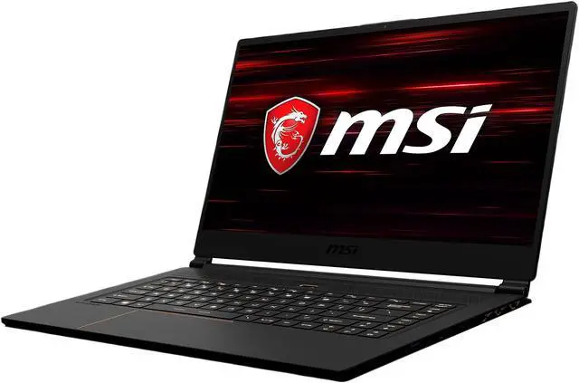 Alt view image 2 of 18 - MSI GS Series GS65 Stealth THIN-053 15.6" 144 Hz FHD GTX 1070 8 GB VRAM i7-8750H 32 GB Memory 512 GB NVMe SSD Windows 10 Pro 64-Bit Gaming Laptop