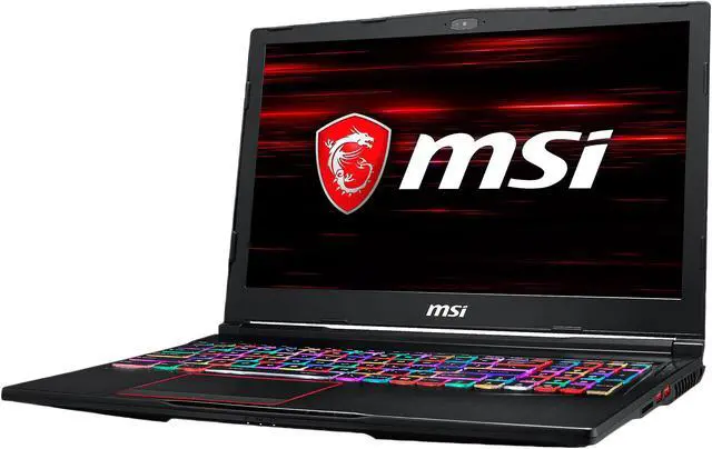Alt view image 2 of 20 - MSI GE Series GE63 Raider RGB-011 15.6" FHD GTX 1060 6 GB VRAM i7-8750H 16 GB Memory 256 GB SSD 1 TB HDD Windows 10 Home 64-bit RGB Keyboard Gaming Laptop