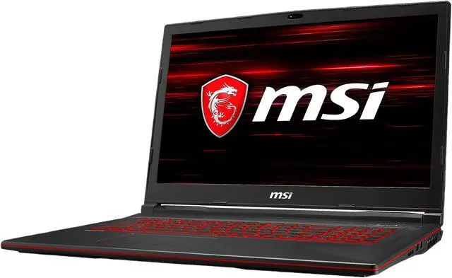 Alt view image 2 of 16 - MSI GL73 8RC-032 Gaming Laptop 17.3 FHD GTX 1050 4 GB VRAM i7-8750H 16 GB Memory 128GB SSD 1TB HDD Windows 10 Home 64-Bit