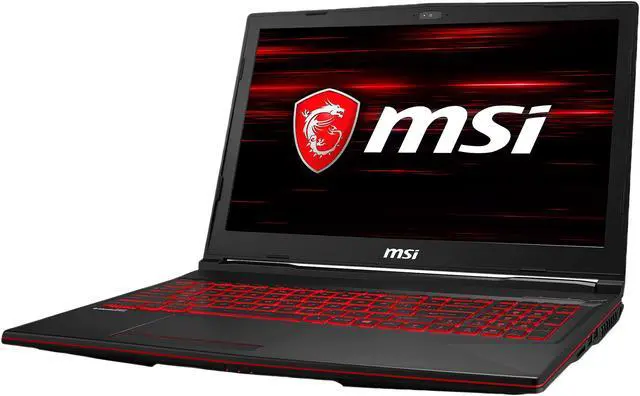 Alt view image 2 of 14 - MSI GL63 8RC-068 15.6" IPS GTX 1050 4 GB VRAM i7-8750H 16 GB Memory 128 GB SSD 1 TB HDD Windows 10 Home 64-Bit Gaming Laptop