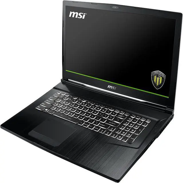 Main image of MSI WE Series Mobile Workstation Intel Xeon E-2176M 32 GB ECC Memory 512 GB PCIe SSD NVIDIA Quadro P3200 17.3" Non-Touch Screen Windows 10 Pro 64-Bit WE73 8SK-293