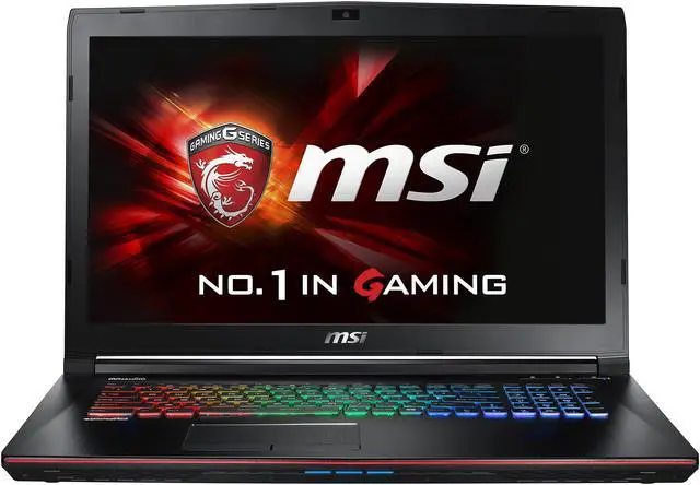 Alt view image 2 of 20 - MSI GE72VR APACHE PRO-865 17.3" FHD GTX 1060 3GB VRAM i7-7700HQ 16 GB Memory 256 GB SSD 1TB HDD 256 GB SSD Windows 10 Home 64-Bit Gaming Laptop
