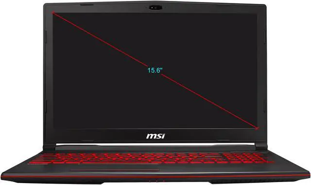 Alt view image 18 of 20 - MSI GL63 8RE-629 15.6" IPS FHD GTX 1060 6 GB VRAM i7-8750H 16 GB Memory 128 GB SSD + 1 TB HDD Windows 10 Home Gaming Laptop -- ONLY @ NEWEGG