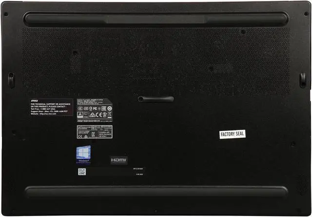 Alt view image 8 of 8 - MSI WS65 8SK-431 Mobile Workstation Intel Core i7 8th Gen 8750H (2.20 GHz) 6-core Processor 32 GB Memory 512 GB SSD NVIDIA Quadro P3200 15.6" Windows 10 Pro 64-Bit