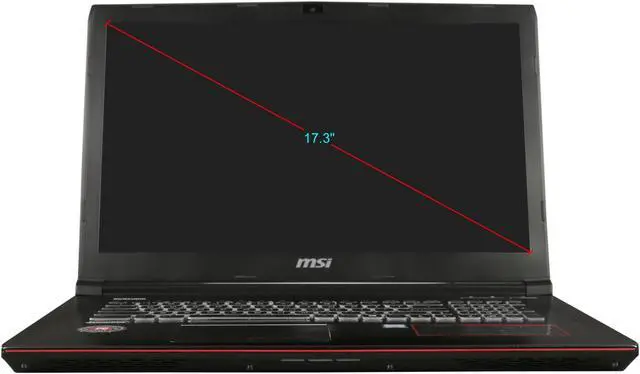 Alt view image 5 of 8 - MSI GE Series - 17.3" GeForce GTX 1070 - Intel Core i7-7700HQ - 16GB Memory - 128 GB NVMe SSD - Windows 10 Home 64-Bit - Gaming Laptop - 120 Hz (GE72MVR APACHE PRO-062 )