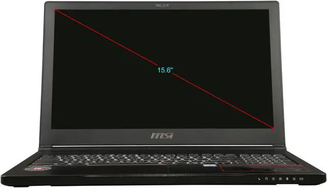 Alt view image 6 of 8 - MSI GS63VR Stealth Pro-252 15.6" Intel Core i7 7th Gen 7700HQ (2.80 GHz) NVIDIA GeForce GTX 1060 16 GB Memory 256 GB SSD 1 TB HDD Windows 10 Home 64-Bit Gaming Laptop