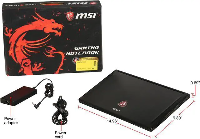 Alt view image 9 of 8 - MSI GS63VR Stealth Pro-252 15.6" Intel Core i7 7th Gen 7700HQ (2.80 GHz) NVIDIA GeForce GTX 1060 16 GB Memory 256 GB SSD 1 TB HDD Windows 10 Home 64-Bit Gaming Laptop