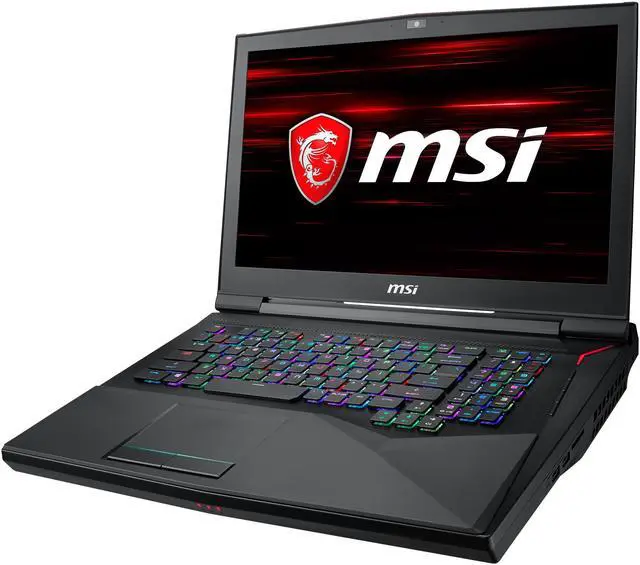 Alt view image 2 of 11 - MSI GT Series - 17.3" GeForce RTX 2070 - Intel Core i7-8750H  - 32GB Memory - 512 GB NVMe SSD - Windows 10 Pro 64-bit - Gaming Laptop - 144 Hz IPS (GT75 TITAN-014 )