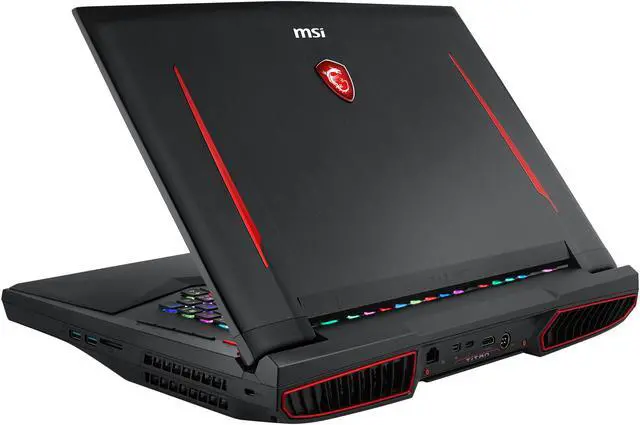 Alt view image 8 of 11 - MSI GT Series - 17.3" GeForce RTX 2070 - Intel Core i7-8750H  - 32GB Memory - 512 GB NVMe SSD - Windows 10 Pro 64-bit - Gaming Laptop - 144 Hz IPS (GT75 TITAN-014 )