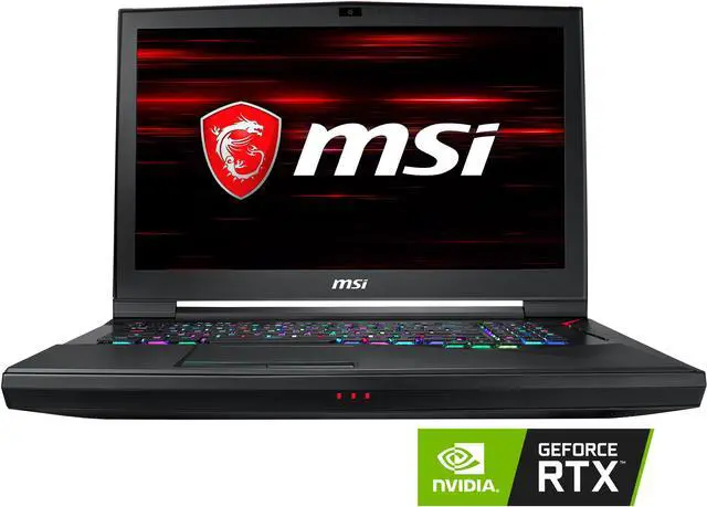 Main image of MSI GT Series - 17.3" GeForce RTX 2070 - Intel Core i7-8750H  - 32GB Memory - 512 GB NVMe SSD - Windows 10 Pro 64-bit - Gaming Laptop - 144 Hz IPS (GT75 TITAN-014 )