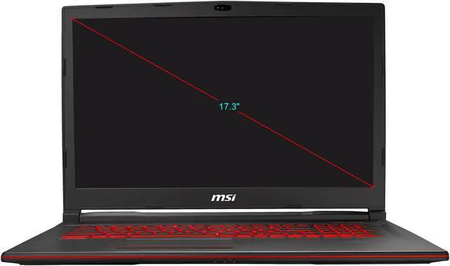 Alt view image 16 of 16 - MSI GL Series - 17.3" GeForce RTX 2060 - Intel Core i5-8300H  - 16GB Memory - 256 GB NVMe SSD - Windows 10 Home 64-bit - Gaming Laptop - 120 Hz (GL73 8SE-028 )