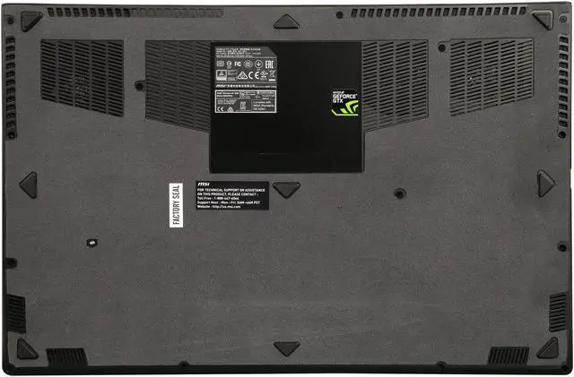 Alt view image 7 of 8 - MSI GS Series - 15.6" GeForce GTX 1060 - Intel Core i7-8750H  - 16GB Memory - 256 GB SSD - Windows 10 Home - Gaming Laptop - 60 Hz IPS (GS63 STEALTH-010 )