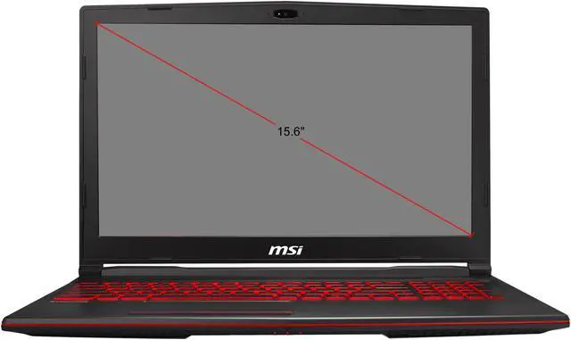 Alt view image 18 of 20 - MSI GL Series - 15.6" FHD - Intel Core i5-8300H - GeForce GTX 1050 - 8GB Memory DDR4 2400 - 256GB SSD - Windows 10 Home 64-bit ()