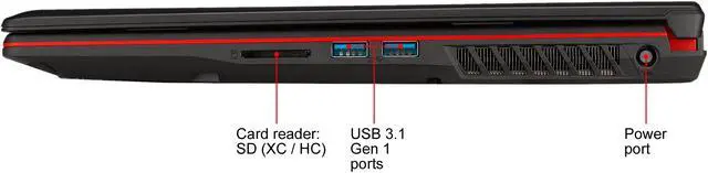 Alt view image 19 of 20 - MSI GL Series - 15.6" FHD - Intel Core i5-8300H - GeForce GTX 1050 - 8GB Memory DDR4 2400 - 256GB SSD - Windows 10 Home 64-bit ()