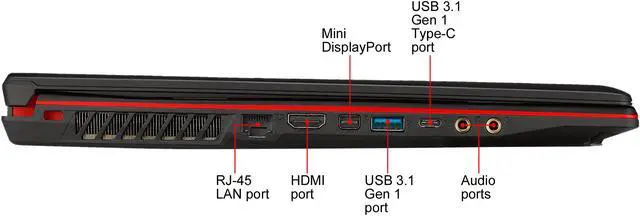 Alt view image 20 of 20 - MSI GL Series - 15.6" FHD - Intel Core i5-8300H - GeForce GTX 1050 - 8GB Memory DDR4 2400 - 256GB SSD - Windows 10 Home 64-bit ()