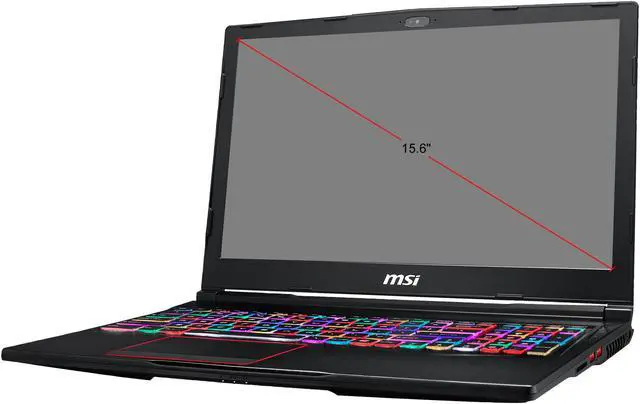 Alt view image 16 of 18 - MSI GE Series - 15.6" GeForce RTX 2070 - Intel Core i7-9750H  - 16GB Memory - 512 GB NVMe SSD - Windows 10 Home 64-bit - Gaming Laptop - 144 Hz IPS (GE63 Raider RGB )