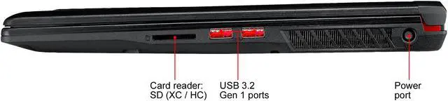 Alt view image 17 of 17 - MSI GE Series GE63 Raider RGB-683 15.6" 144 Hz IPS Intel Core i7 8th Gen 8750H (2.20 GHz) NVIDIA GeForce RTX 2070 16 GB Memory 512 GB NVMe SSD Windows 10 Home 64-bit Gaming Laptop -- ONLY @ NEWEGG