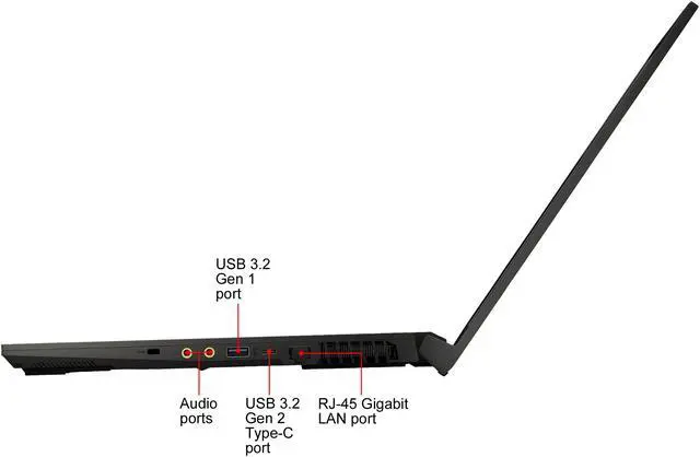 Alt view image 18 of 19 - MSI GF Series - 17.3" GeForce GTX 1650 - Intel Core i7-9750H  - 16GB Memory - 512 GB NVMe SSD - Windows 10 Home 64-bit - Gaming Laptop - 60 Hz IPS (GF75 THIN 9SC-027 )