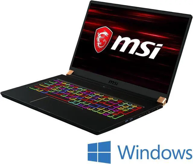 Main image of MSI GS Series GS75 Stealth-480 17.3" 144 Hz IPS Intel Core i9 9th Gen 9880H (2.30 GHz) NVIDIA GeForce RTX 2070 32 GB Memory 1 TB NVMe SSD Windows 10 Pro 64-bit Gaming Laptop