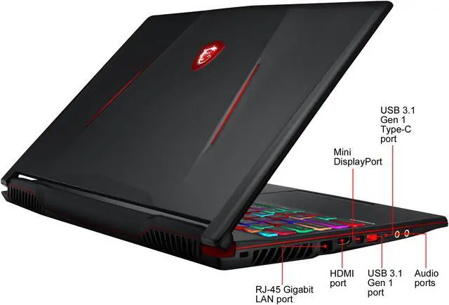 Alt view image 20 of 20 - MSI GL Series GL63 8SEK-684 15.6" 120 Hz Intel Core i7 8th Gen 8750H (2.20 GHz) NVIDIA GeForce RTX 2060 16 GB Memory 512 GB NVMe SSD Windows 10 Home 64-bit Gaming Laptop -- ONLY @ NEWEGG