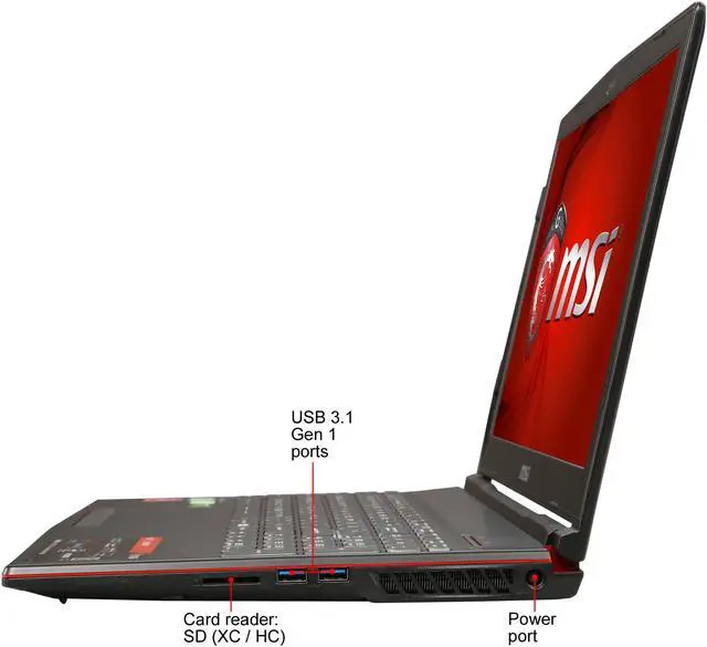 Alt view image 11 of 20 - MSI GL Series GL63 8SEK-684 15.6" 120 Hz Intel Core i7 8th Gen 8750H (2.20 GHz) NVIDIA GeForce RTX 2060 16 GB Memory 512 GB NVMe SSD Windows 10 Home 64-bit Gaming Laptop -- ONLY @ NEWEGG