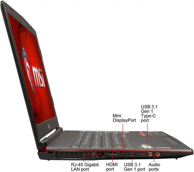 Alt view image 13 of 20 - MSI GL Series GL63 8SEK-684 15.6" 120 Hz Intel Core i7 8th Gen 8750H (2.20 GHz) NVIDIA GeForce RTX 2060 16 GB Memory 512 GB NVMe SSD Windows 10 Home 64-bit Gaming Laptop -- ONLY @ NEWEGG